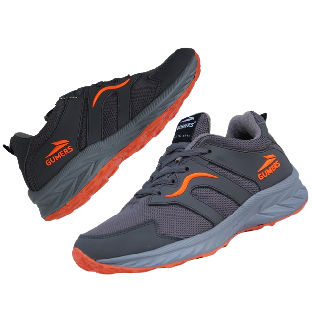Gumers Gray Orange Anti Slip